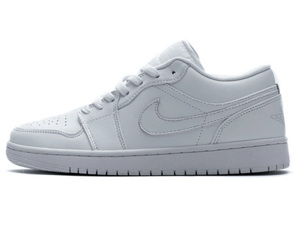 Men's Air Jordan 1 Low White Pure Platnium Shoes