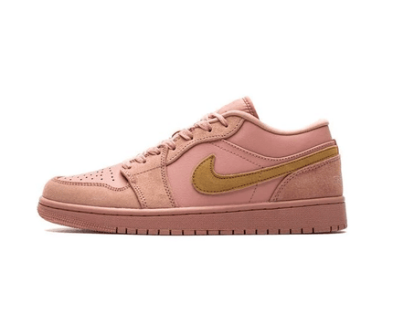 Men's Air Jordan 1 Low Coral Stardust Shoes