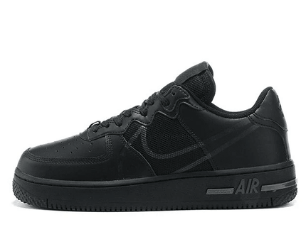 Men's Air Force 1 React Black Anthracite Shoes