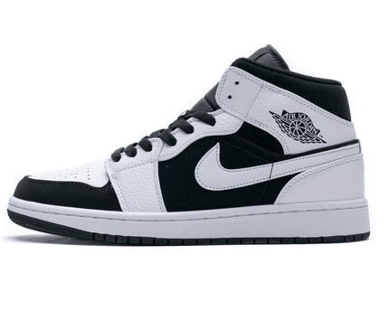Men's Air Jordan 1 Mid Tuxedo Shoes