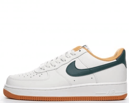 Men's Air Force 1 Cream Green Gum Shoes