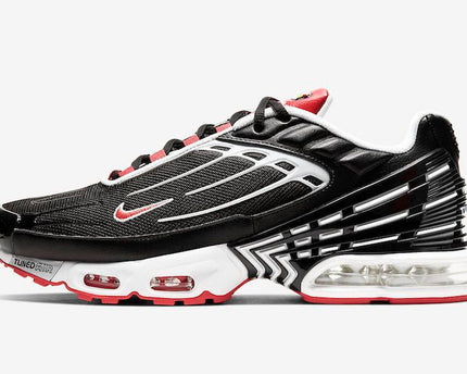 Men's Air Max Plus III Black White Track Red Shoes