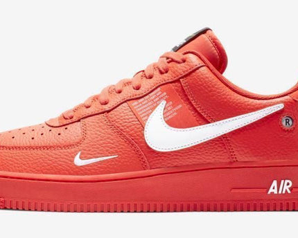 Men's Air Force 1 '07 LV8 Utility Low Red Shoes