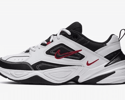 Men's M2K Tekno White Black Red Shoes