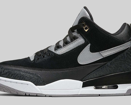 Men's Air Jordan 3 Tinker Black Cement Shoes