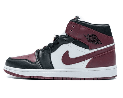 Men's Air Jordan 1 Mid Marron Black Gold Shoes
