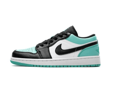 Men's Air Jordan 1 Low Emerald Toe Shoes