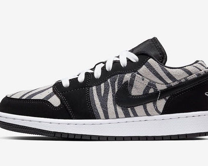 Men's Air Jordan 1 Low Zebra Shoes