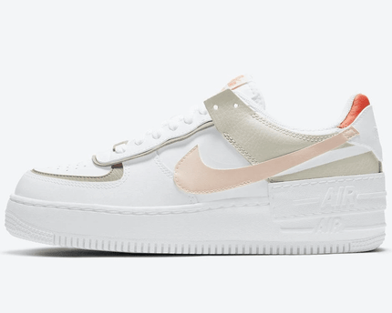 Men's Air Force 1 Shadow Hints Crimson and Mango Shoes