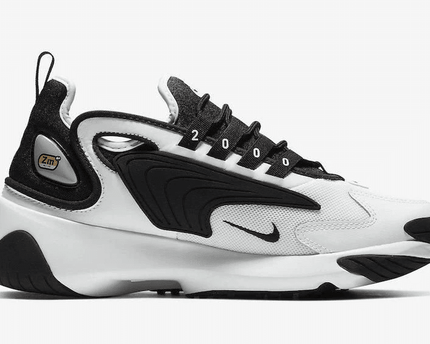 Men's Zoom 2K Black White Shoes