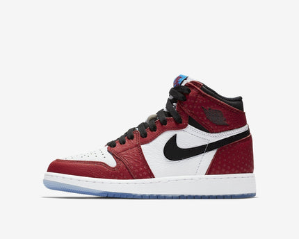 Men's Air Jordan 1 Retro High Spider-Man Origin Story Shoes