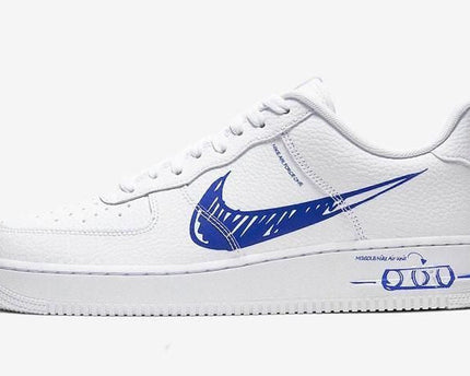 Men's Air Force 1 Low Sketch Blue Shoes