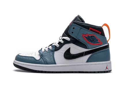 Men's Air Jordan 1 Mid Facetasm Blue Teal Shoes