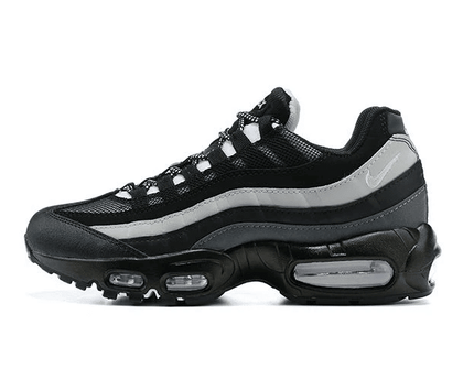 Men's Air Max 95 Black Silver Grey Shoes