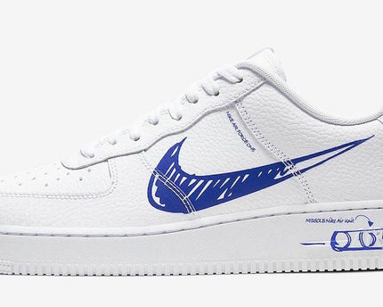 Men's Air Force 1 Low Sketch Pack Blue Shoes