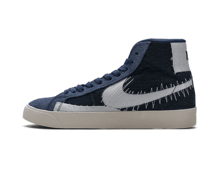Men's Blazer Mid 77 Mid Premium Sashiko Navy Shoes