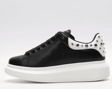 Men's Alexander MCQueen Oversized Sole Leather Sneakers Shoes V2