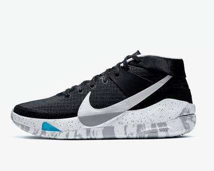 Men's KD 13 Black White Shoes
