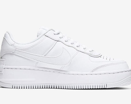 Men's Air Force 1 Shadow Low Triple White Shoes