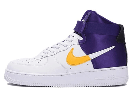 Men's Air Force 1 '07 LV8 High NBA Purple Shoes