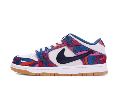 Men's Parra x SB Dunk Low Pro QS Abstract Art Shoes