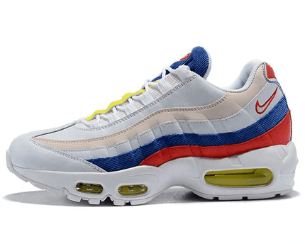 Men's Air Max 95 Beige Blue Red Shoes