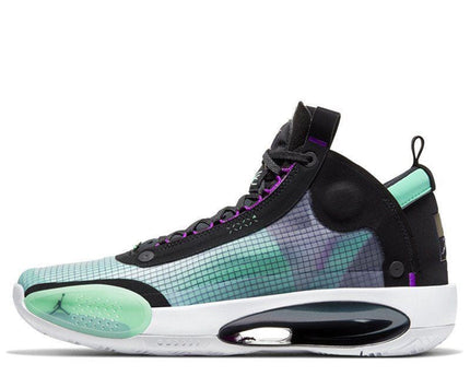 Men's Air Jordan 34 XXXIV Blue Void Green Shoes
