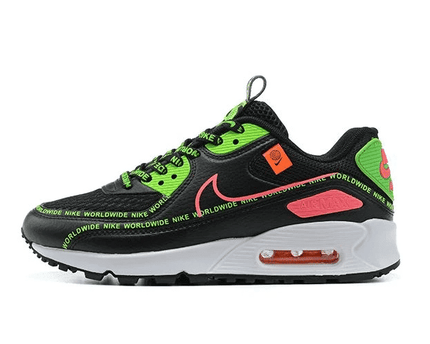 Men's Air Max 90 Worldwide Black Green Shoes