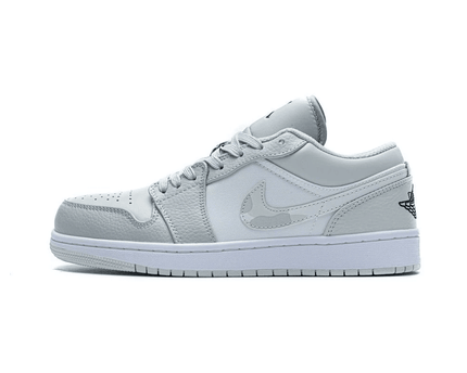 Men's Air Jordan 1 Low White Camo Shoes