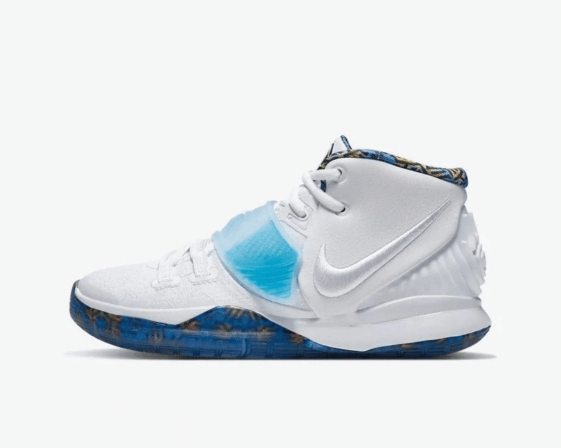 Men's Kyrie 6 White Sapphire Shoes