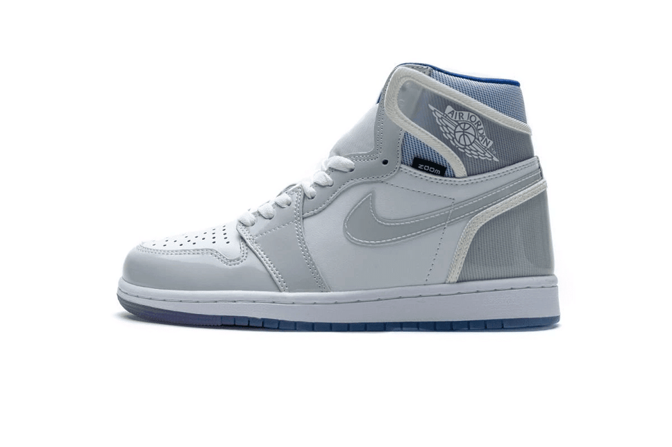 Men's Air Jordan 1 Zoom Racer Blue Shoes
