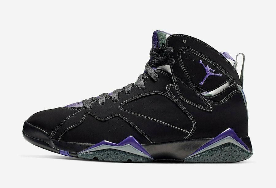 Men's Air Jordan 7 Ray Allen Bucks Shoes