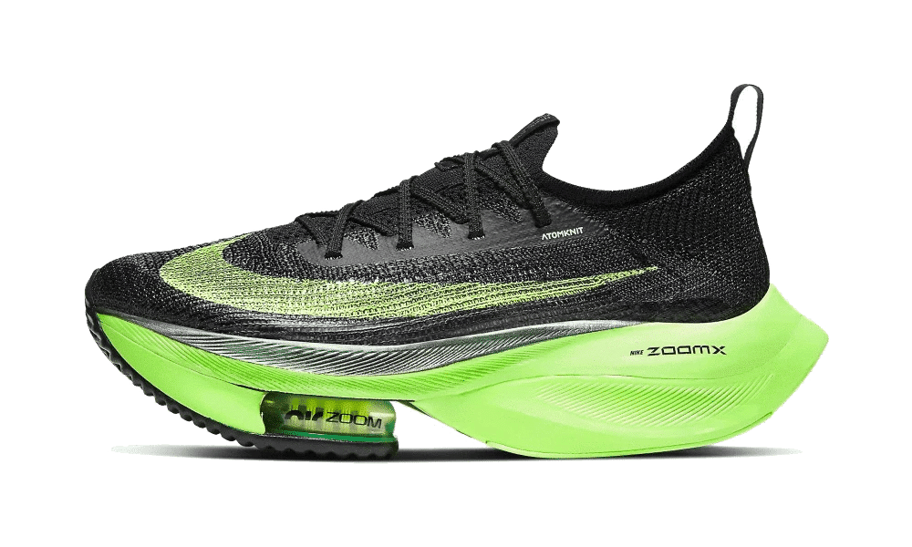Men's Air Zoom Alphafly NEXT% Black Electric Green Shoes