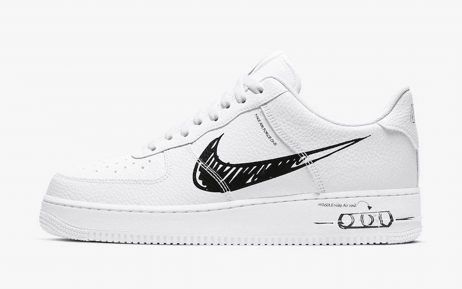 Men's Air Force 1 Low Sketch Pack Shoes