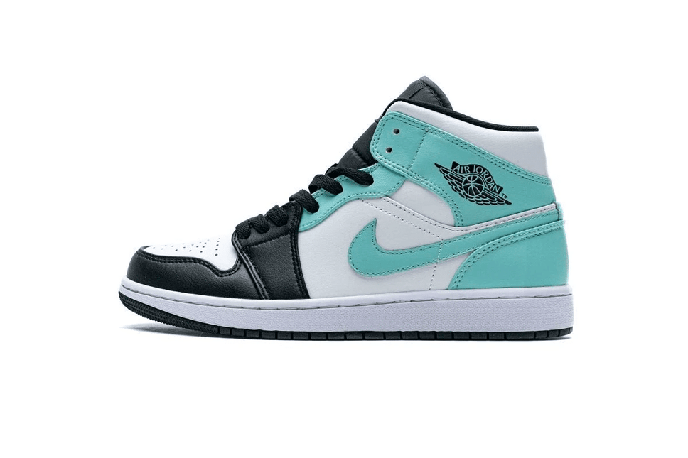 Men's Air Jordan 1 Mid Island Green Shoes