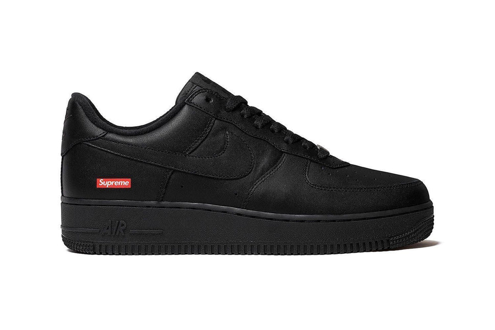 Men's Air Force 1 X Supreme Black Shoes