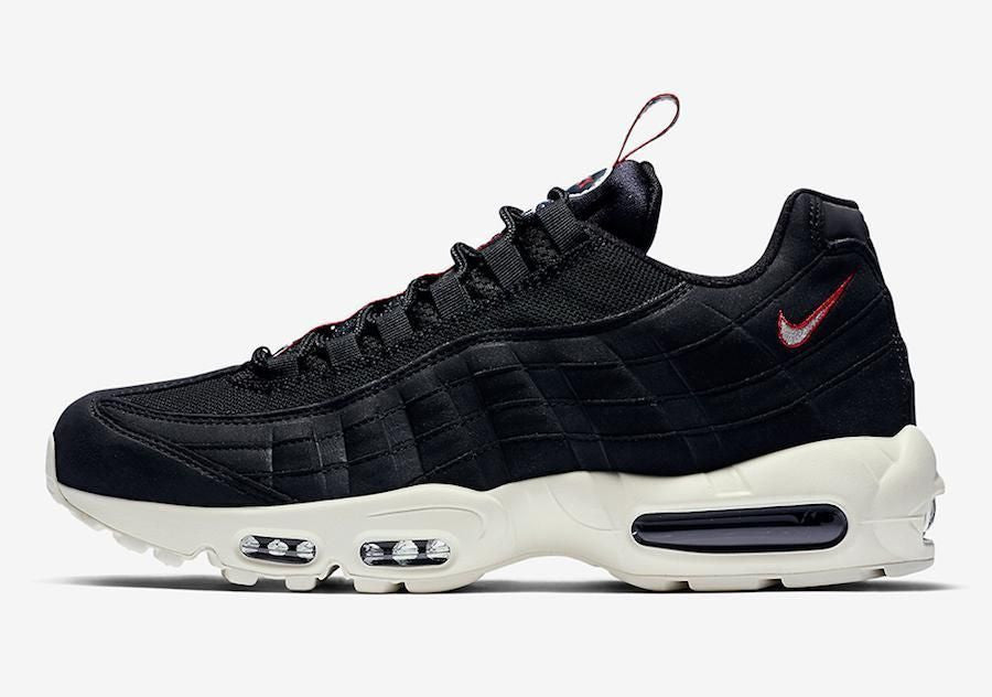 Men's Air Max 95 Pull Tab Black Shoes