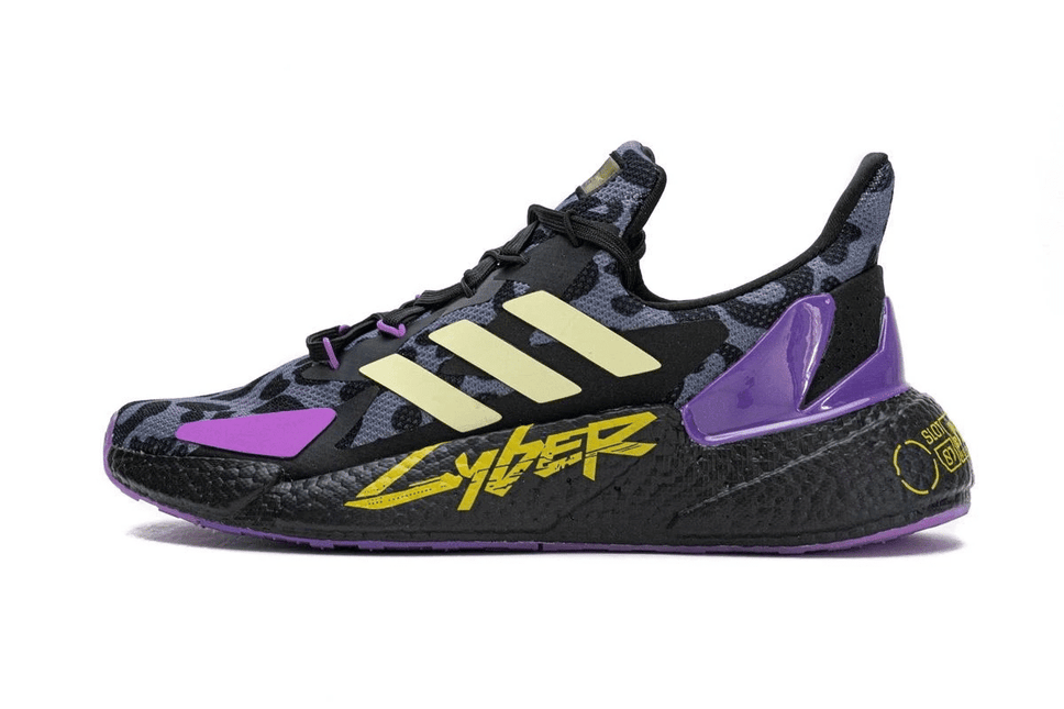 Men's XL9000L4 Boost Black Purple Yellow Shoes