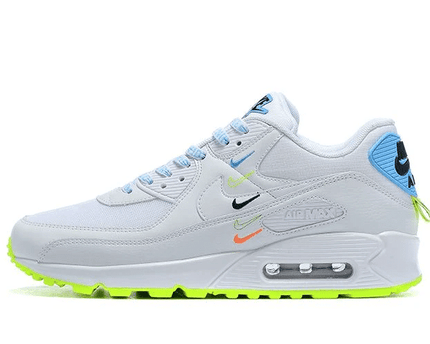 Men's Air Max 90 White Green Shoes