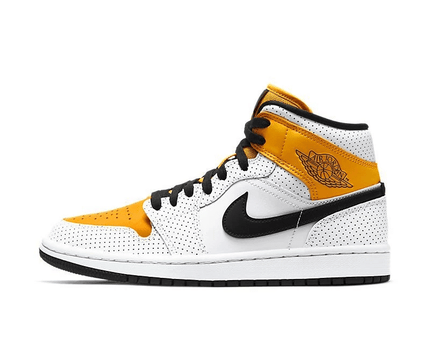 Men's Air Jordan 1 Mid Perforated Shoes