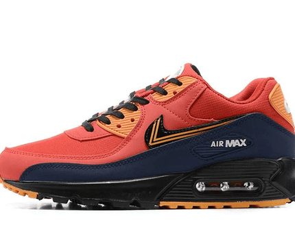 Men's Air Max 90 Red Orange Shoes