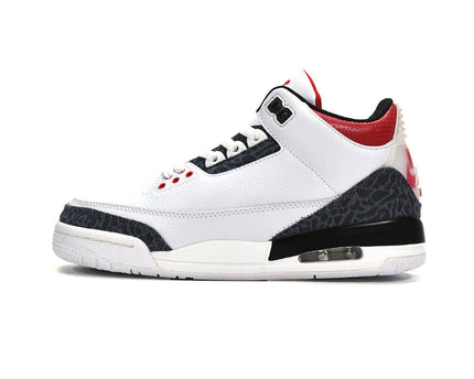 Men's Air Jordan 3 Retro SE Denim Fire Red Shoes