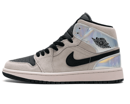 Men's Air Jordan 1 Mid Chrome Wings Shoes