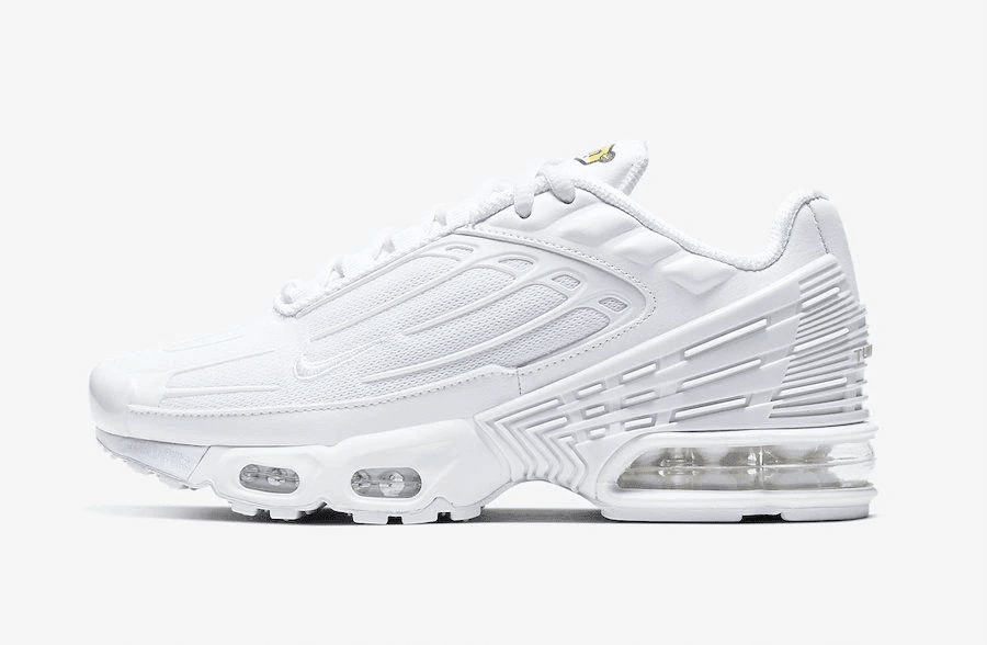 Men's Air Max Plus III Triple White Shoes