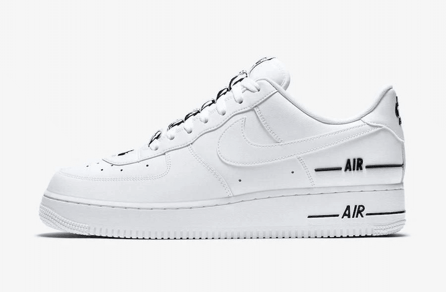 Men's Air Force 1 Low 07 LV8 Double Air White Shoes