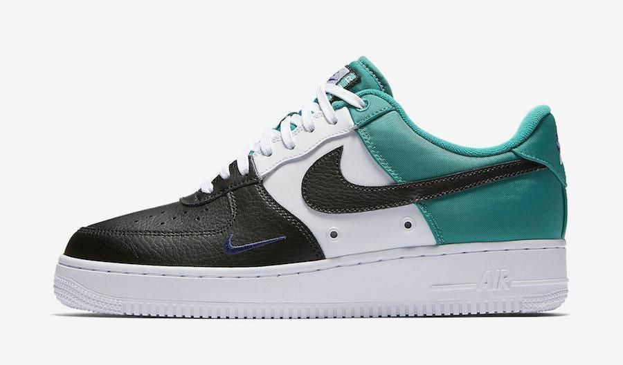 Men's Air Force 1 Low 07 LV8 Mini Swoosh Neptune Green Shoes