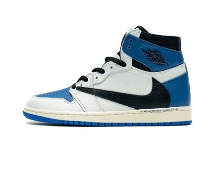 Men's Fragment x Travis Scott x Air Jordan 1 High OG Military Shoes