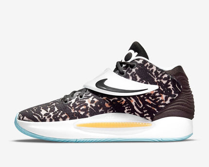 Men's KD 14 Black White Shoes