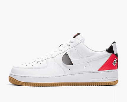 Men's Air Force 1 '07 LV8 White Crimson Gum Shoes