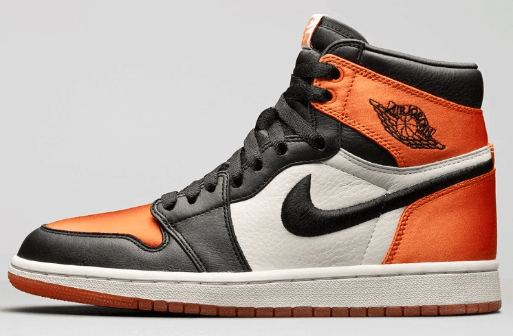 Men's Air Jordan 1 Satin Shattered Backboard Shoes